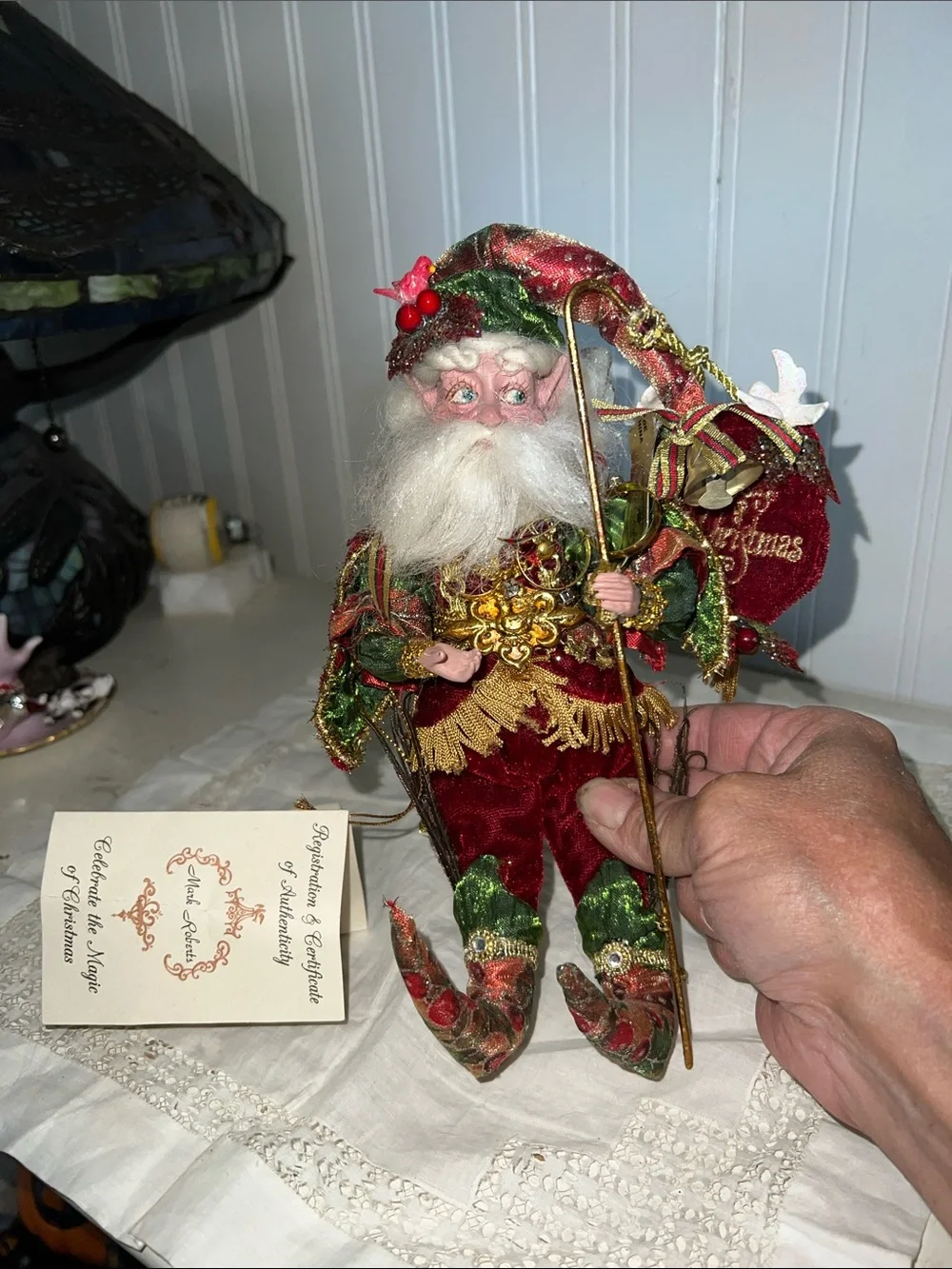 NWT 2008 Mark Roberts Holiday 12 Days Christmas Fairy Santa Elf Kringle Jingle